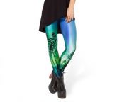 Legging Árvore Blue Green