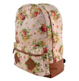 Mochila Floreada Rosa