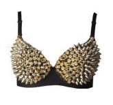 Sutiã Spike Dourado ou Prata